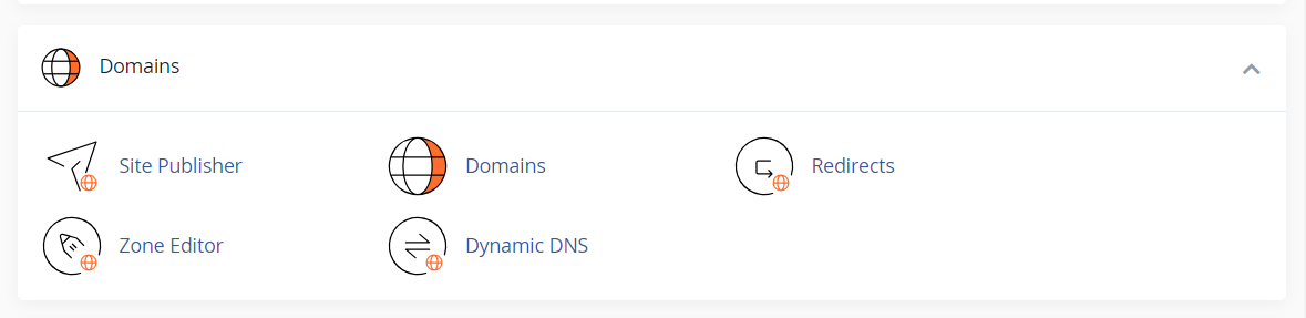 cPanel - Domains