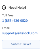 SiteLock - Need Help?