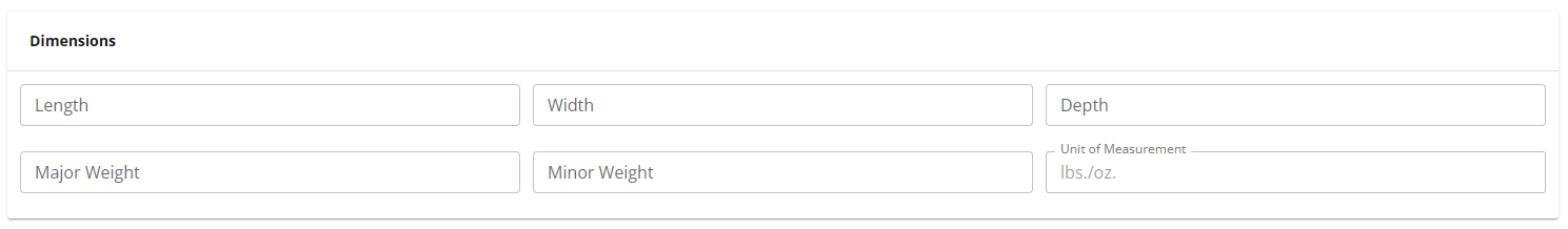 HostGator Ecomdash - Products Tab Create Dimensions