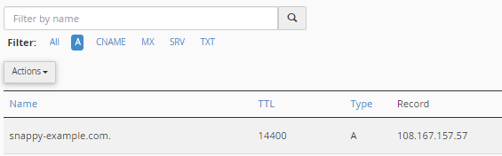 A record (screenshot)