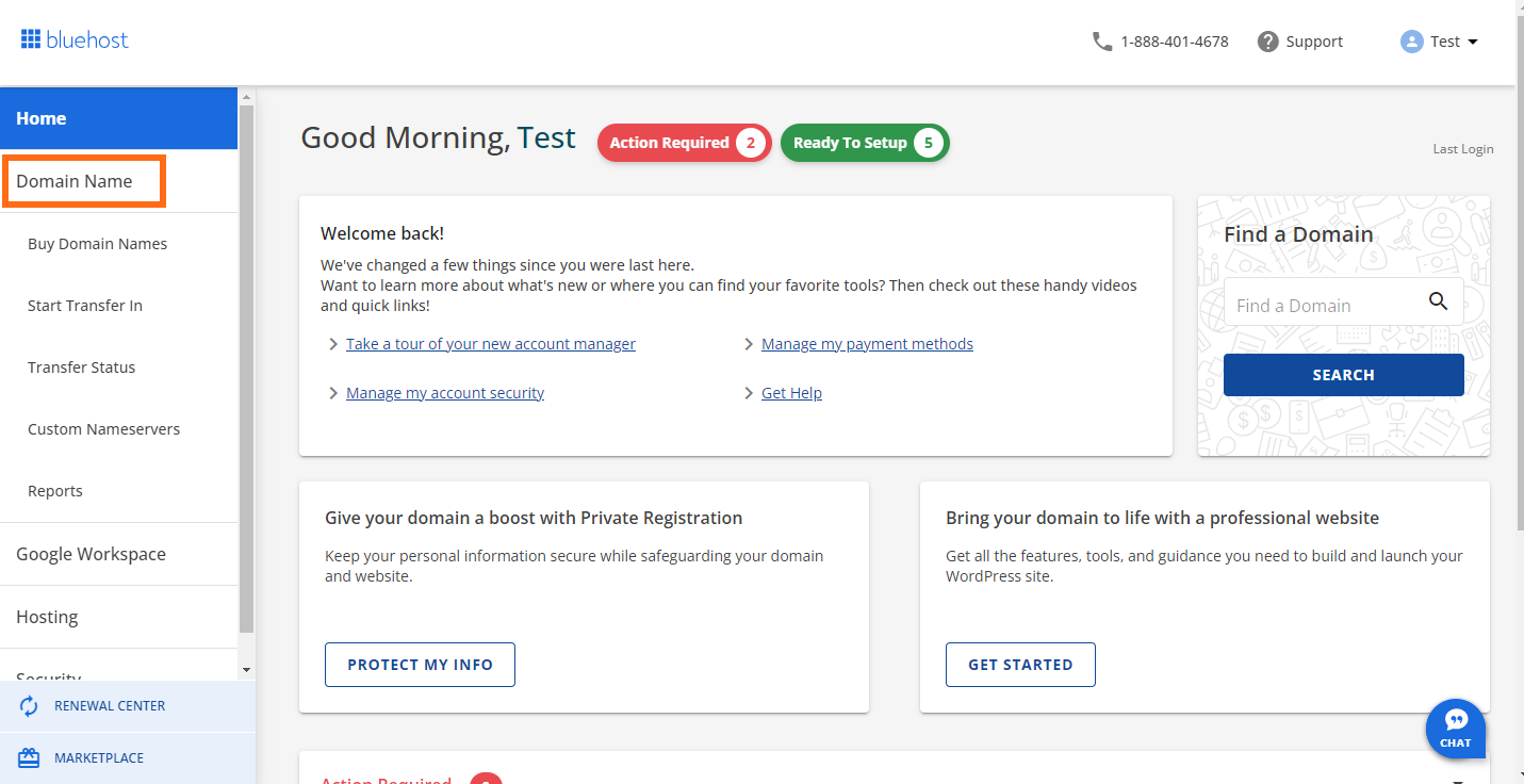 账户管理器 - 域名标签