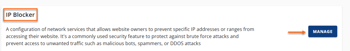 Customer Portal - IP Blocker