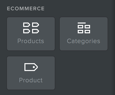 Weebly - E-commce Icons