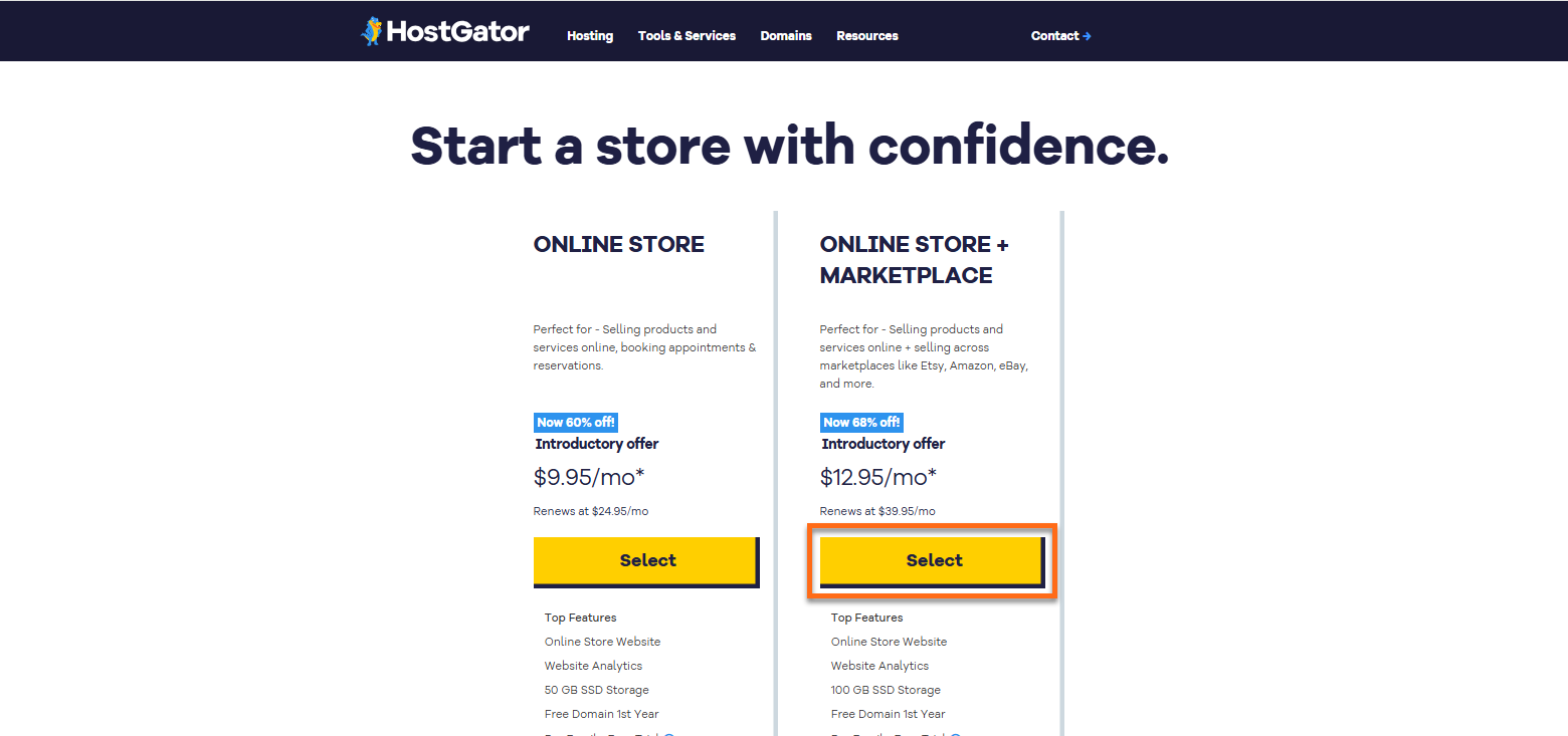 HostGator - FOS Online Store + Marketplace
