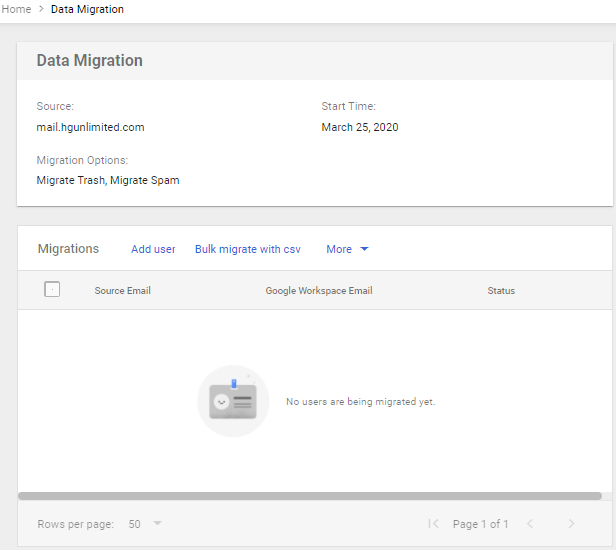 Google Workspace - Data Migration