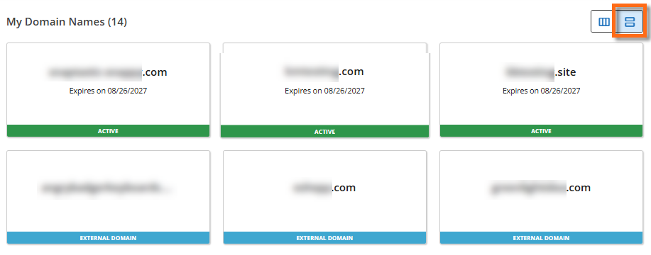 Domain Transfer - Card View - Transfer in