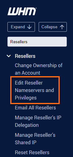 HostGator WHM Resellers link