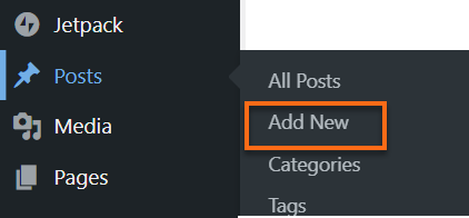 Wordpress Add New Post