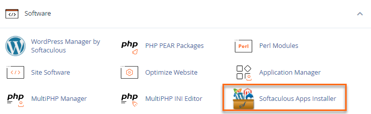 Softaculous App Installer