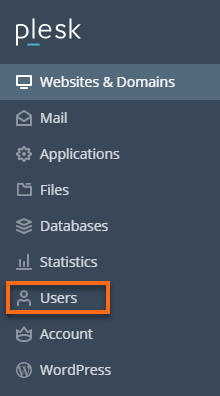 HostGators Plesk - Users