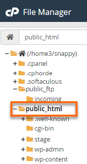 文件管理器 - public_html