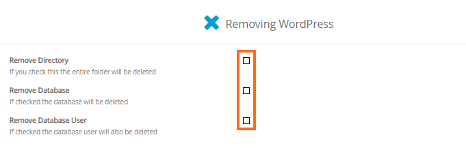 Softaculous - 保留文件