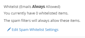 Whitelist - Edit Whitelist