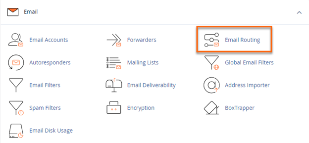 cPanel- Email Routing