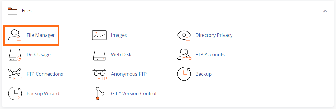 HostGator cPanel File Manager