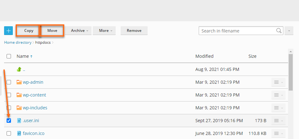 HostGator - Plesk File Copy or Move