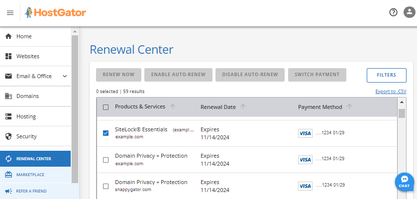 Renewal Center - Sitelock