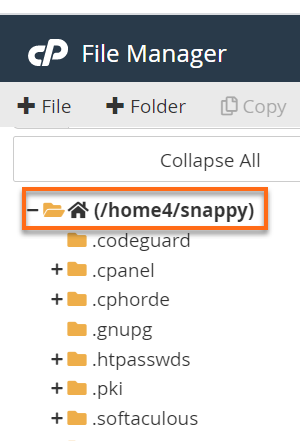 HostGator cPanel Home Directory