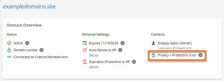 Domains - Domain Overview