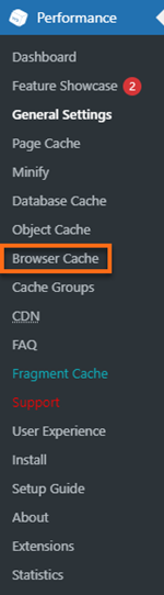 W3 Total Cache 浏览器缓存