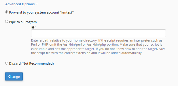 Default Address Advanced Feature