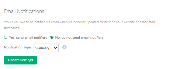 Email Notification