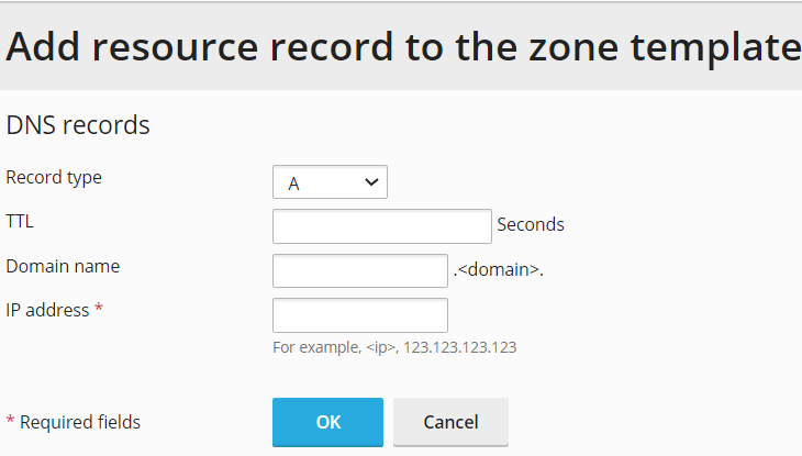 HostGator - Plesk Add DNS Record