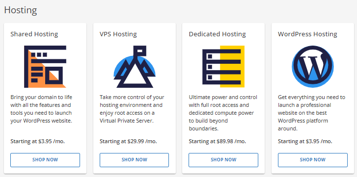 Customer Portal - Marketplace - Hosting