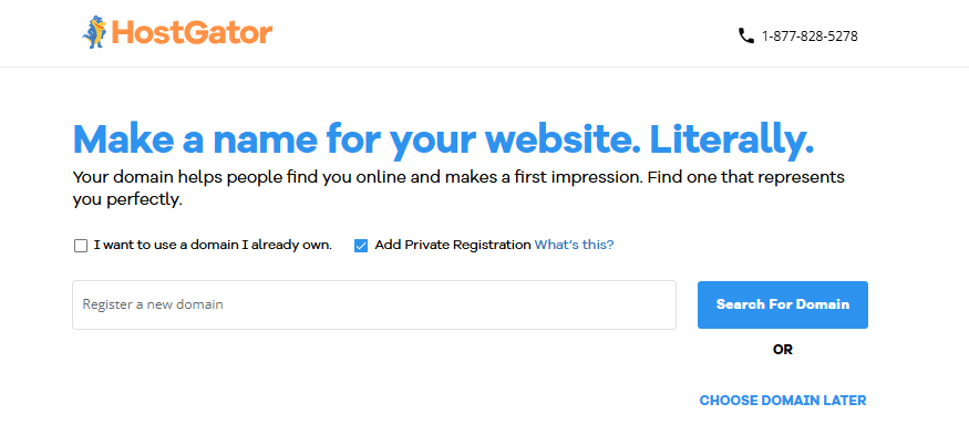 HostGator - Create Account