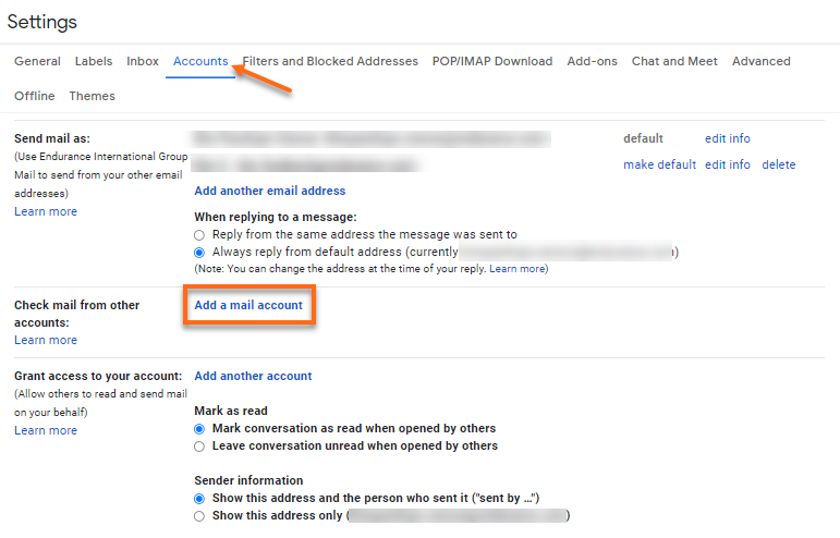 Gmail Add an Email Account