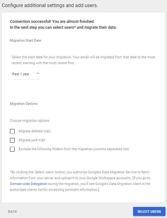 Google Workspace - Configure Additional Settings