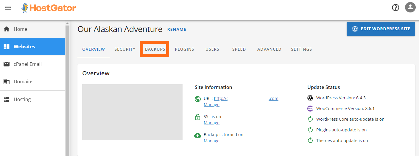 Customer Potal - Website Settings