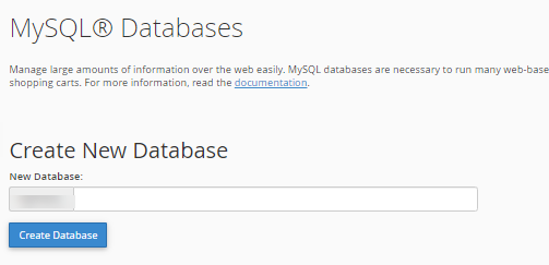 Create Database