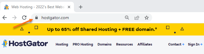 Google Chrome SSL Information