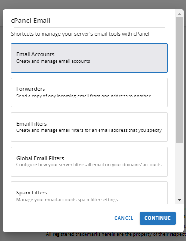 Email Accounts