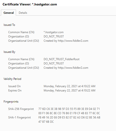 Google - Certificate Viewer