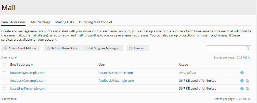 HostGator - Plesk Email Address to Manage