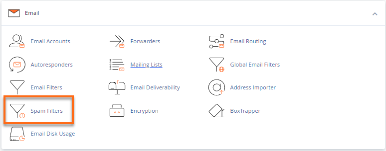 HostGator cPanel Spam Filters