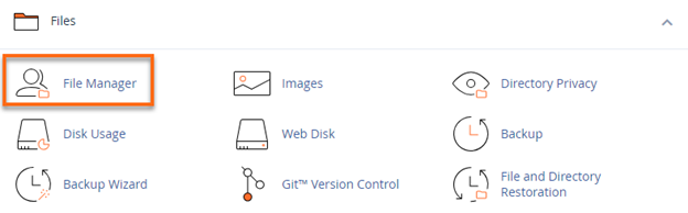 cPanel - File Manager