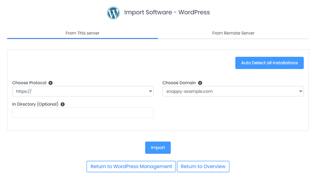 public_html installation