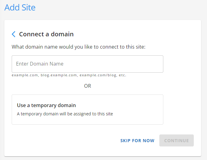 WP - Connect Domain