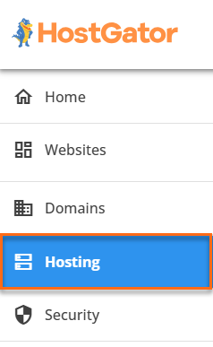 Customer Portal - Hosting tab