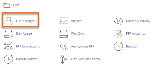 cPanel - File Manager