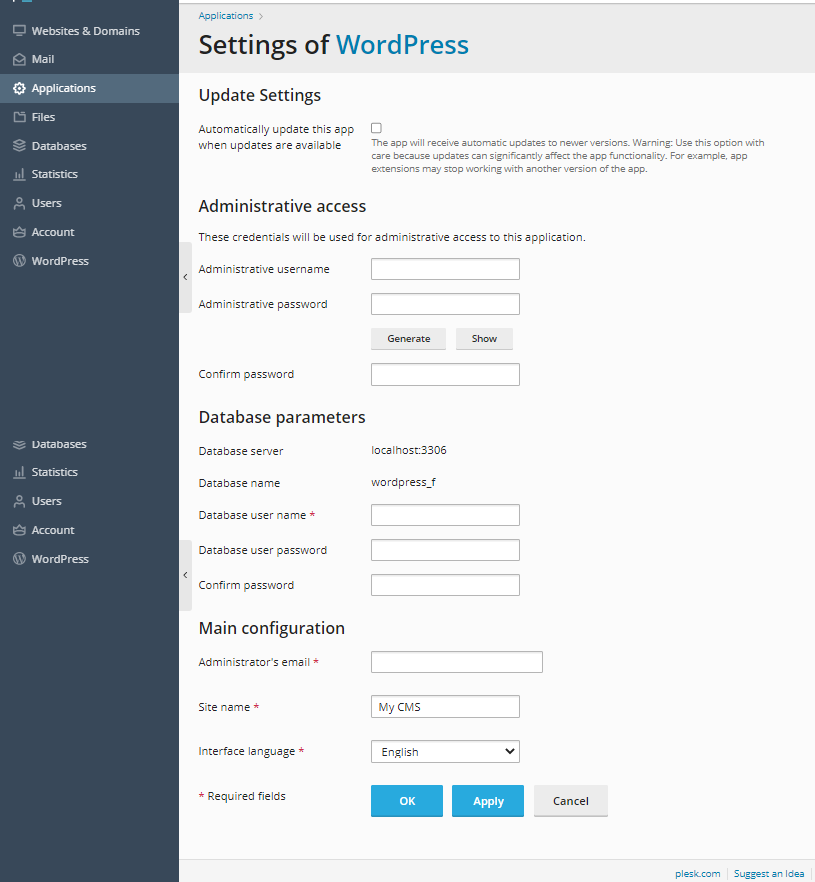 Installation Details
