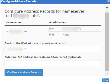 WHM - Configure Address