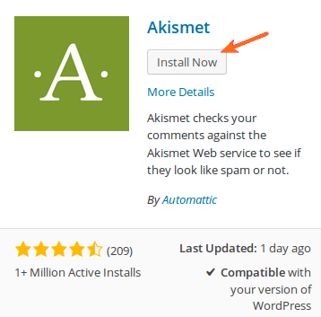 Akismet Plugin
