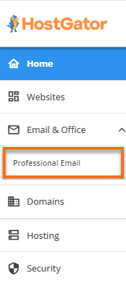 Email &amp; Office tab - Professional Email