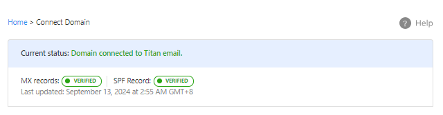 Manage Professional Email - Connect Domain