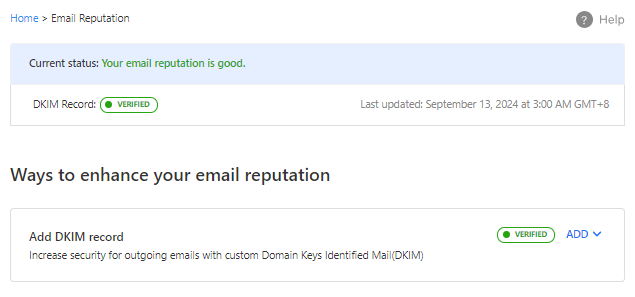 Manage Professional Email - Email Reputation