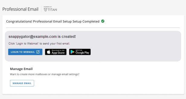 Professional Email - Login to Webmail